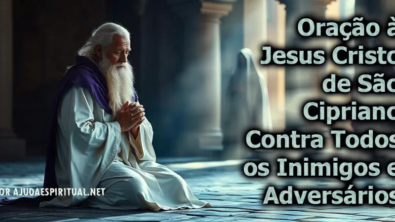 Oração à Jesus Cristo de São Cipriano Contra Todos os Inimigos e Adversários