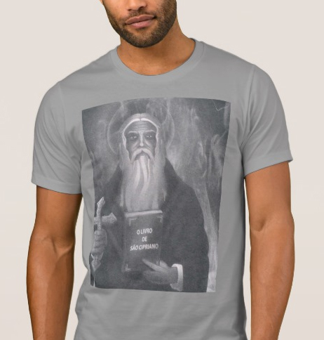 Camiseta de São Cipriano (Imagem Cinza)