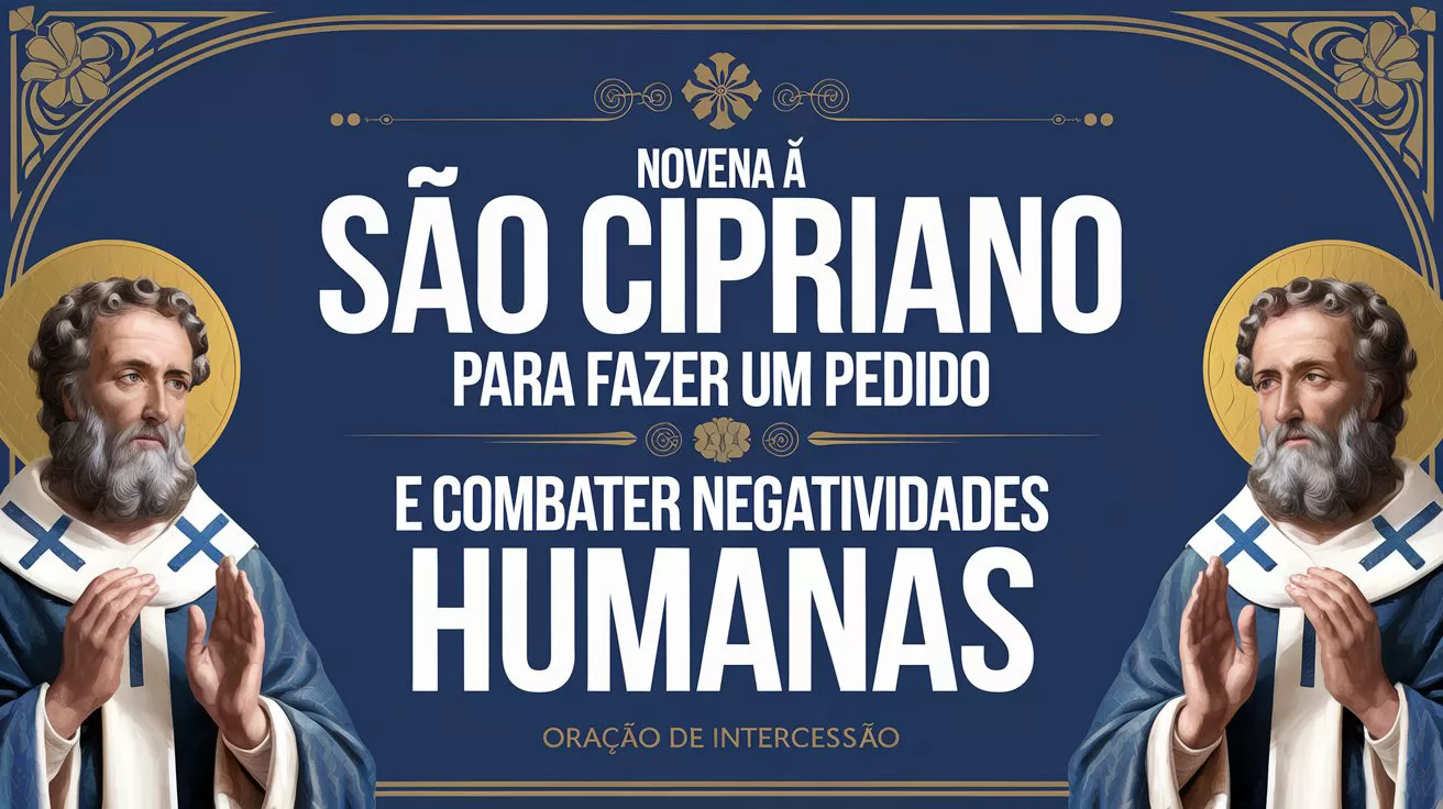 Novena à São Cipriano para Fazer um Pedido e Combater Negatividades Humanas