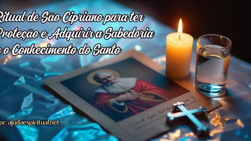 Ritual de São Cipriano para ter Proteção e Adquirir a Sabedoria e o Conhecimento do Santo