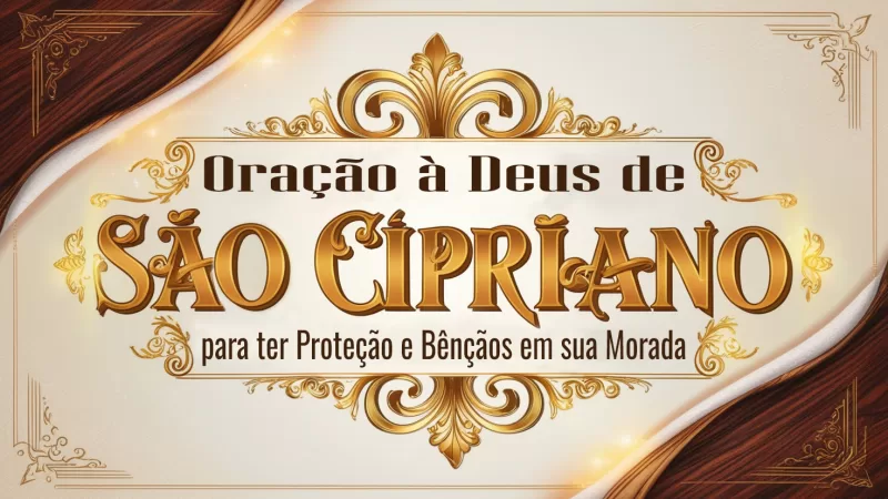 Oração à Deus de São Cipriano para ter Proteção e Bênçãos em sua Morada