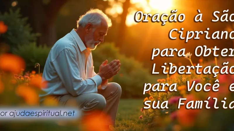 Oração à São Cipriano para Obter Libertação para Você e sua Família