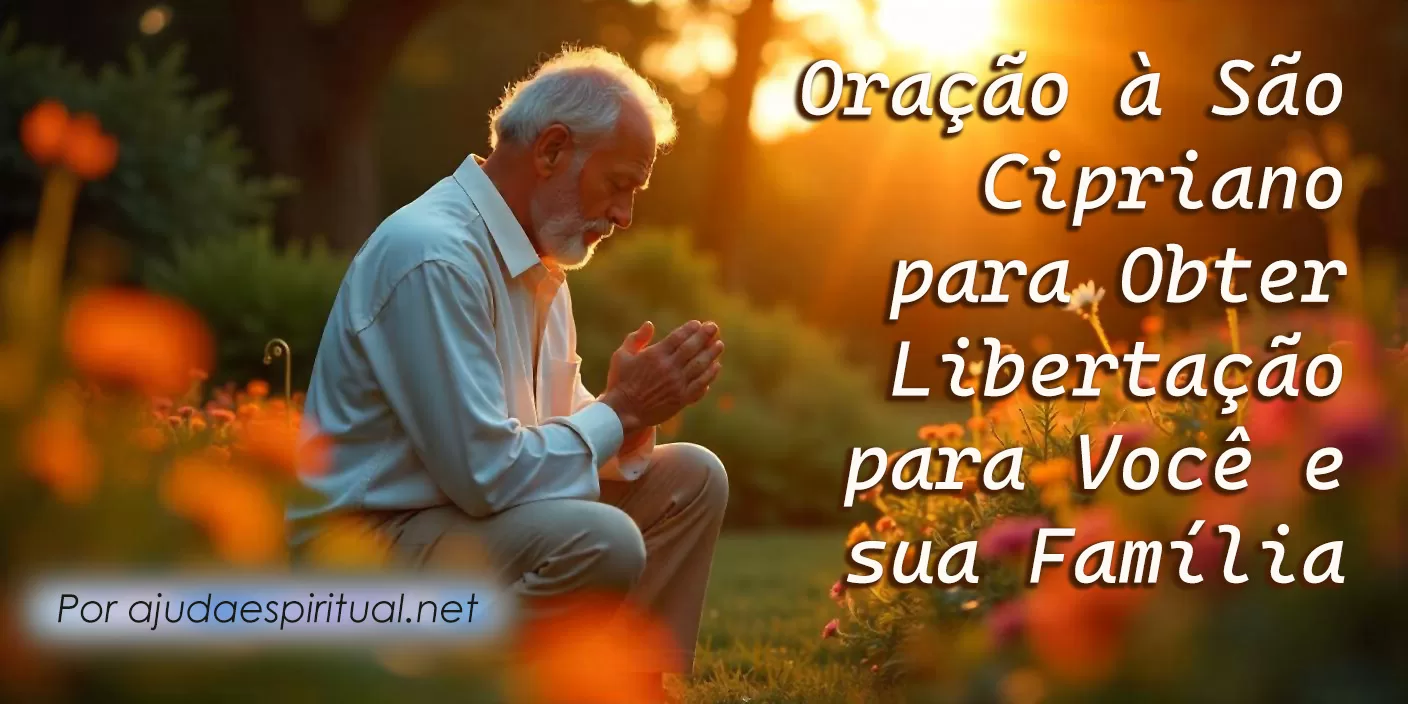 Oração à São Cipriano para Obter Libertação para Você e sua Família