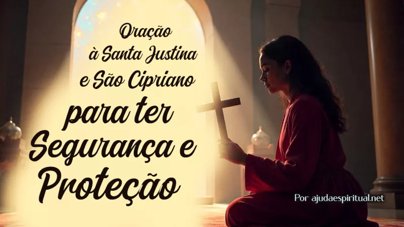 Oração à Santa Justina e São Cipriano para ter Segurança e Proteção