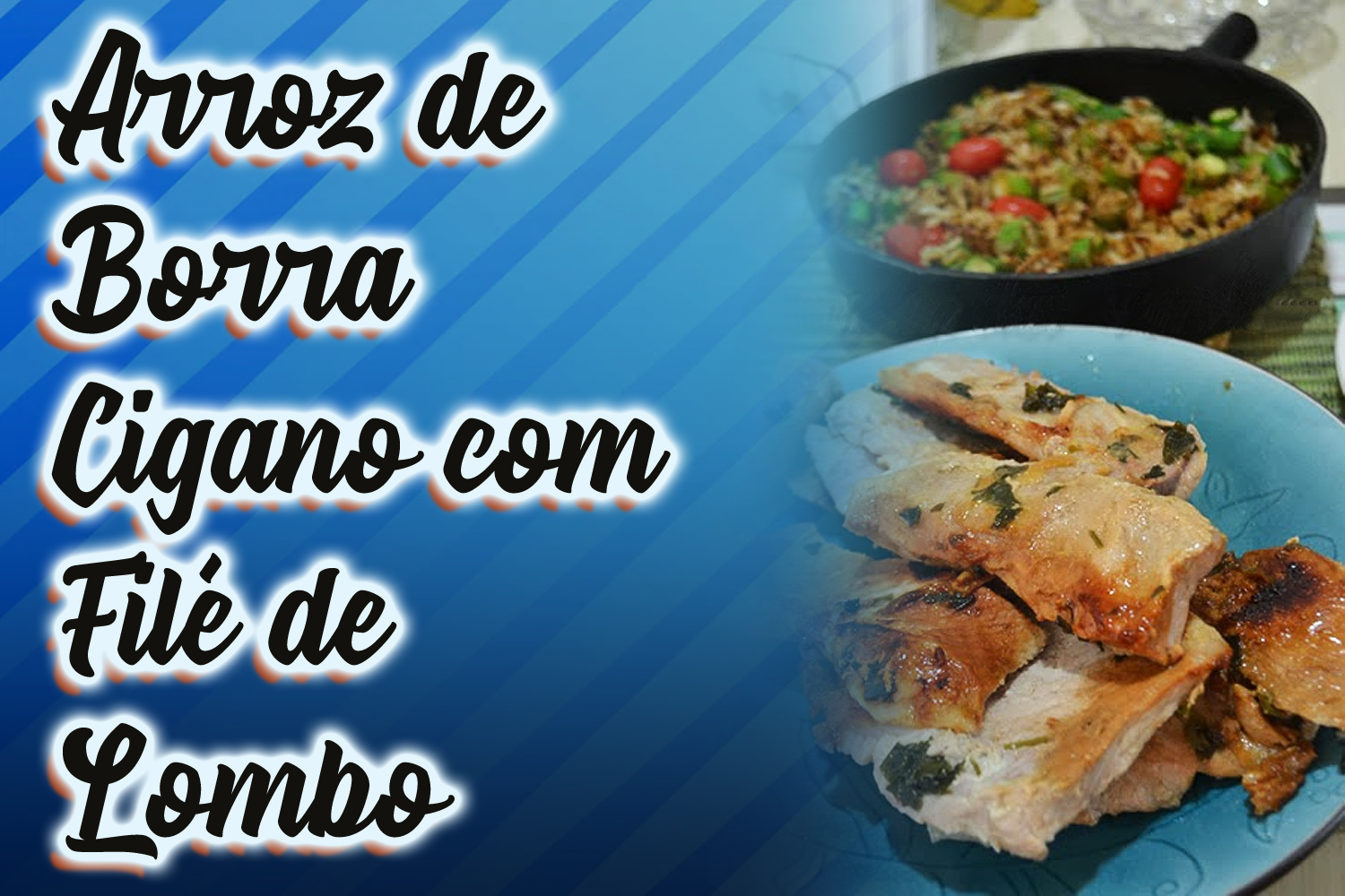 Arroz de Borra Cigano com Filé de Lombo