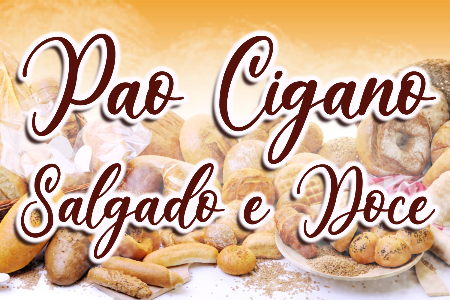 Pão Cigano Salgado e Doce