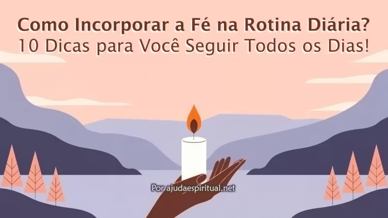 Como Incorporar a Fé na Rotina Diária? 10 Dicas para Você Seguir Todos os Dias!