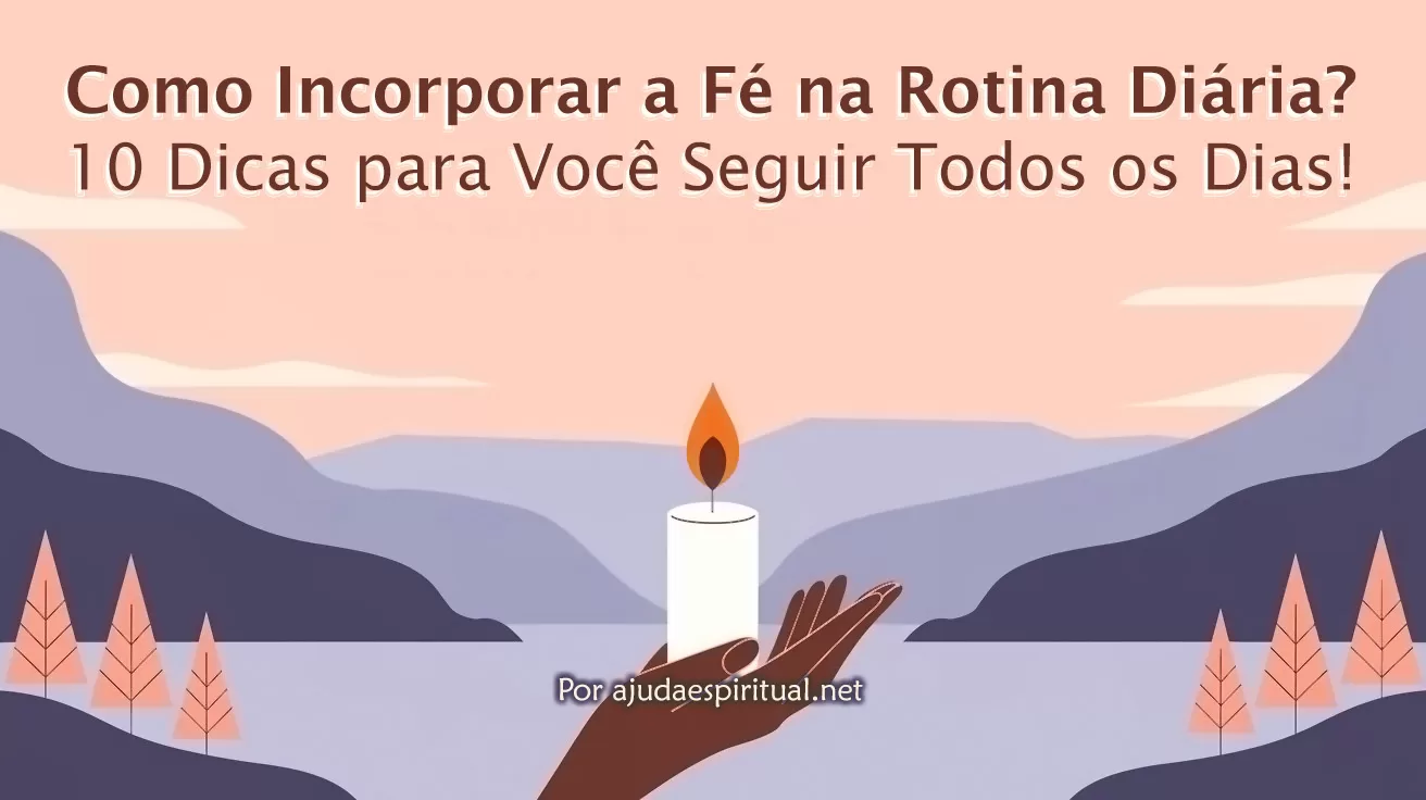 Como Incorporar a Fé na Rotina Diária? 10 Dicas para Você Seguir Todos os Dias!