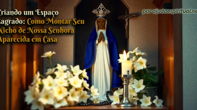 Criando um Espaço Sagrado: Como Montar Seu Nicho de Nossa Senhora Aparecida em Casa