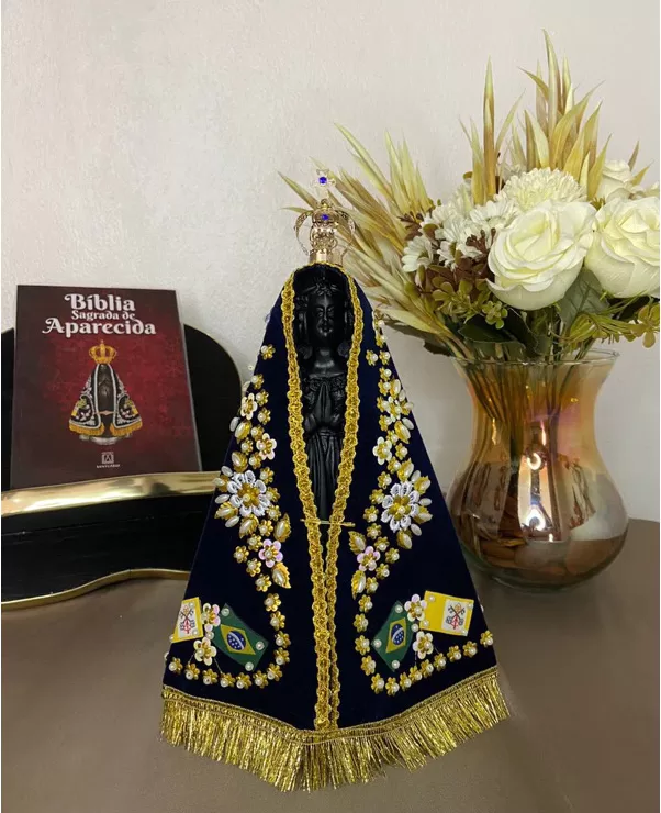 Imagem de Nossa Senhora Aparecida (Réplica Da Original - 18cm, 30cm ou 40cm) por Sagrada Face - Artigos Religiosos