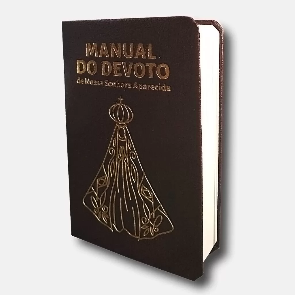 Livro Manual do Devoto de Nossa Senhora Aparecida - Edição de Luxo - Missionários Redentoristas por Rosácea Artigos Católicos