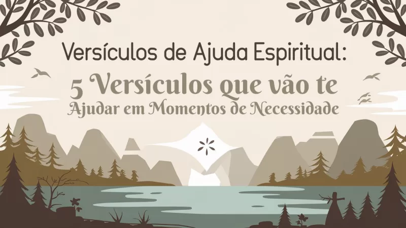 Versículos de Ajuda Espiritual: 5 Versículos que vão te Ajudar em Momentos de Necessidade